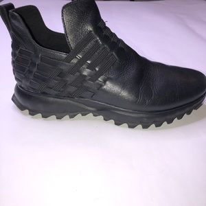 Womens Cole Haan Black Leather Shoe Boot Size 6.5